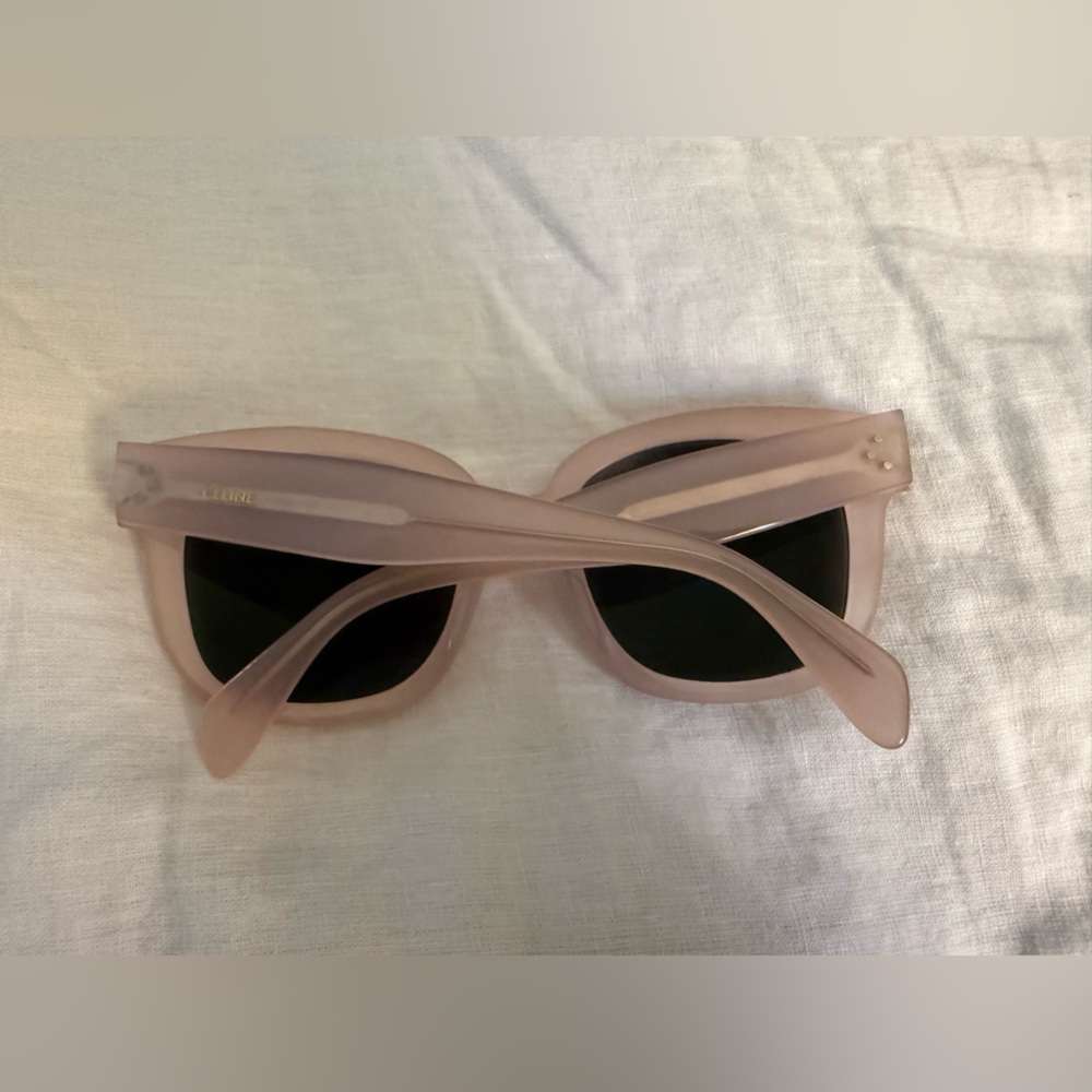 Celine Pink Oversized Square Sunglasses - Picture 4 of 6